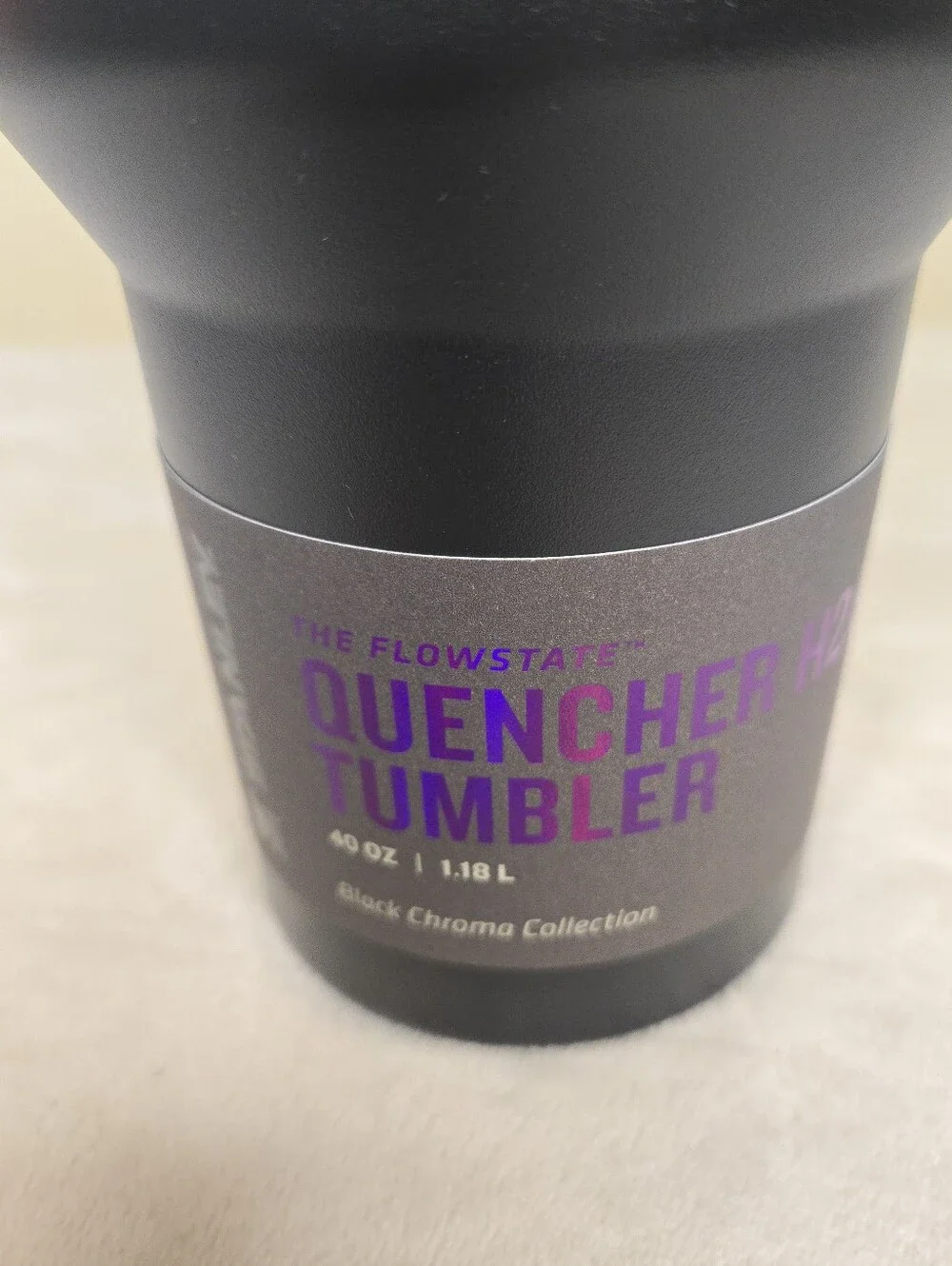 Stanley 40 Oz Black Chroma Tumbler - Picture 2 of 9